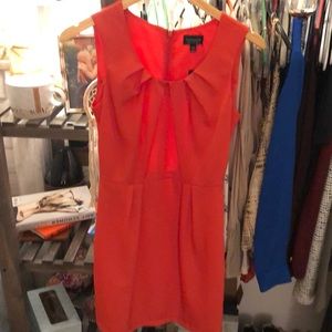 Top Shop Orange Cocktail Dress